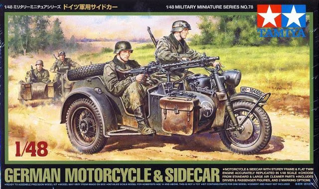 German Motorcycle & Sidecar