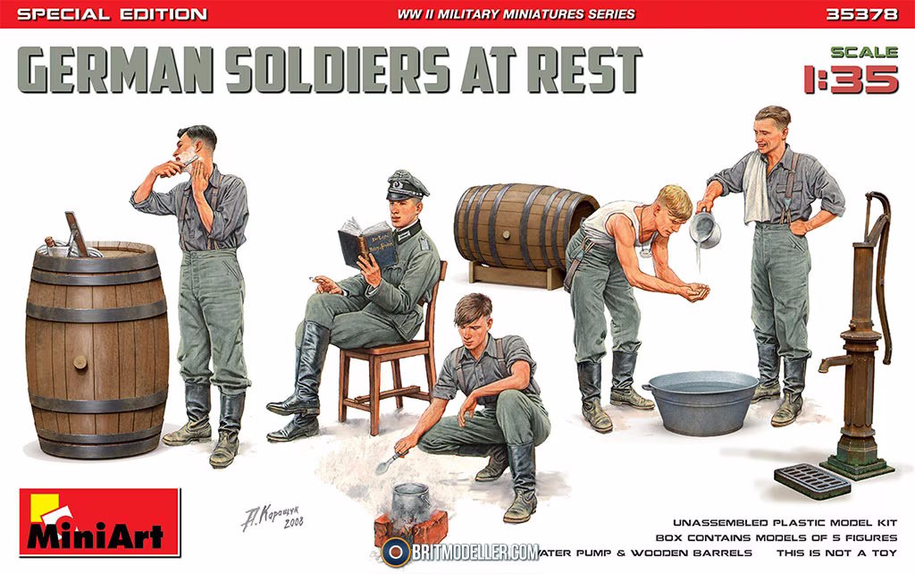 German Soldiers at Rest Special Edition