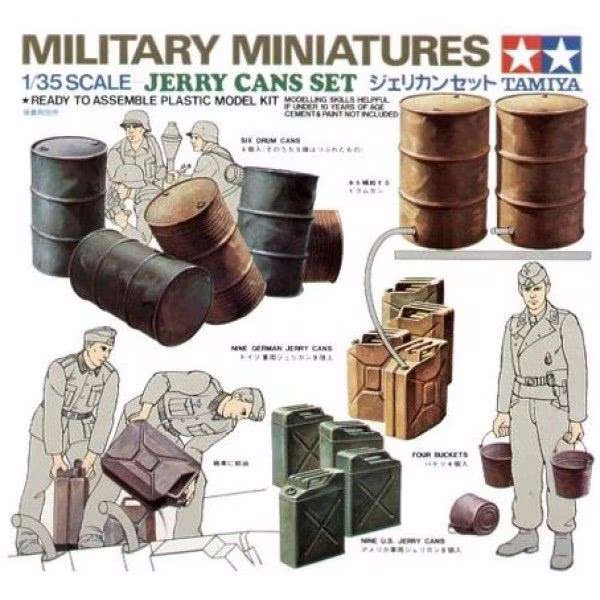 Military Miniatures Jerry Can Set MM26