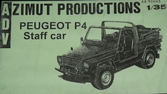 Peugeot P4 Staff Car