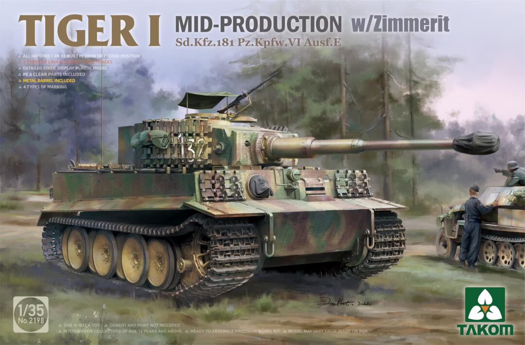 Tiger I Mid-Production w/Zimmerit