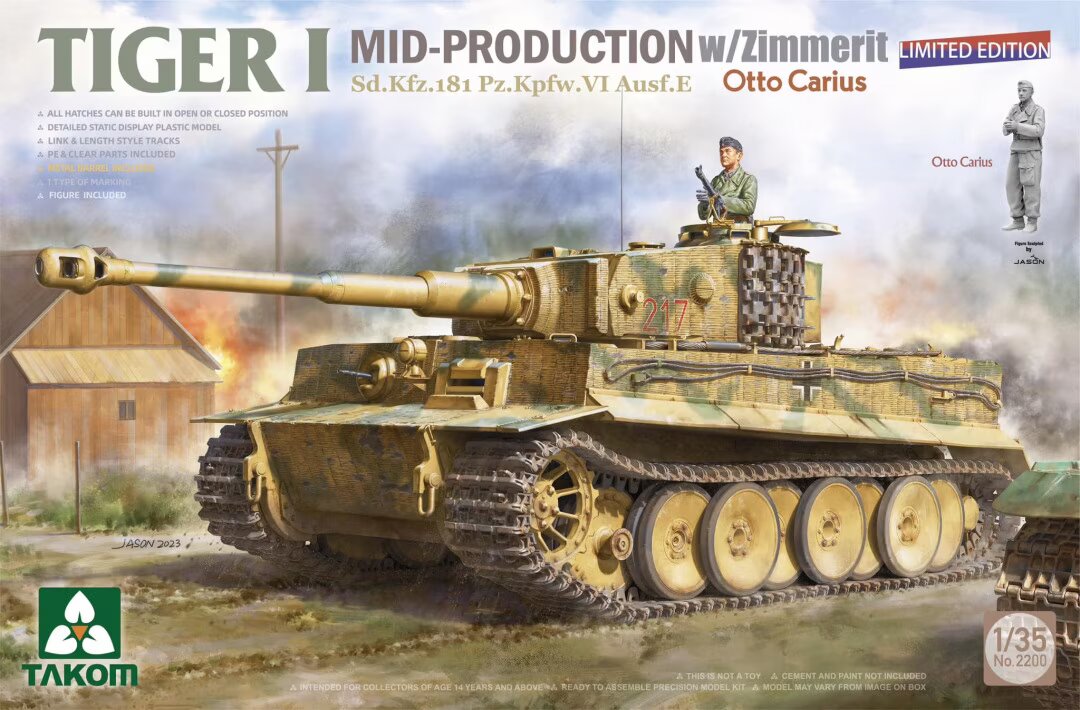 Tiger I Mid Production w/zimmerit
