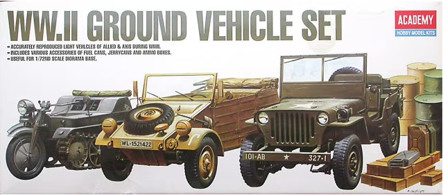 WWII Ground Vehicle Set-Willys MB Jeep